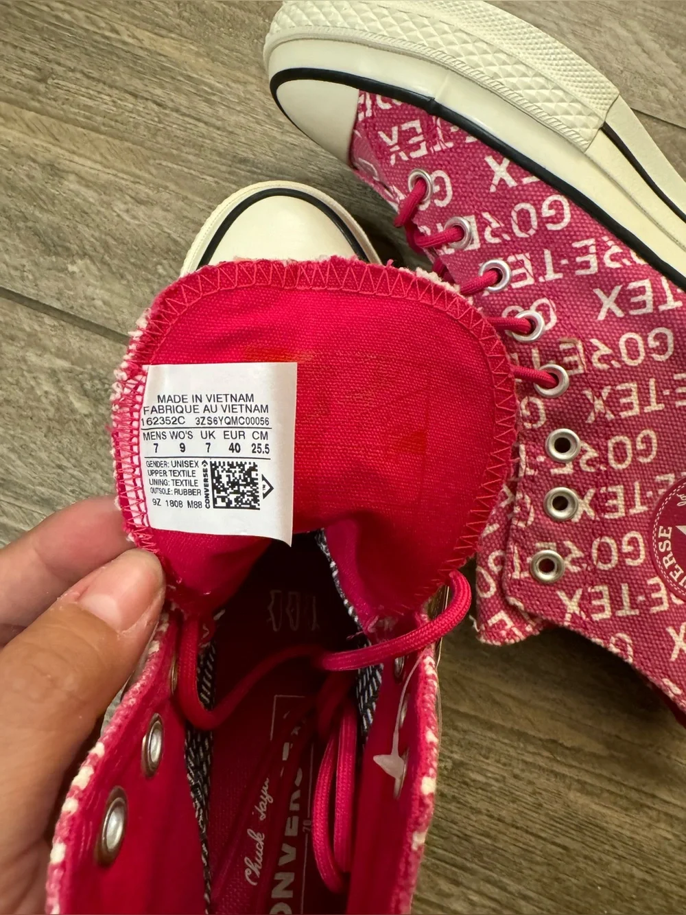 Converse Pink GORE-TEX High Top Sneaker - Picture 6 of 6